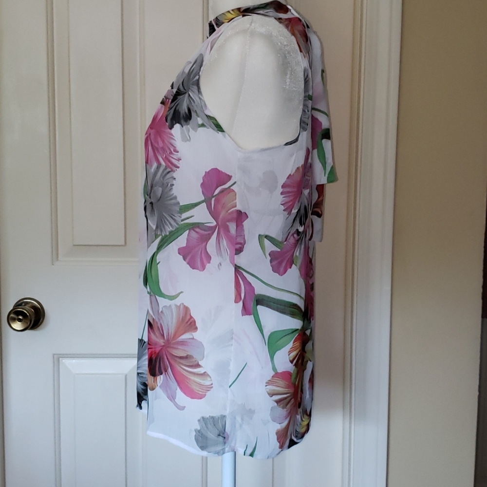 NWT SIONI Floral Halter Top Small - Picture 9 of 12